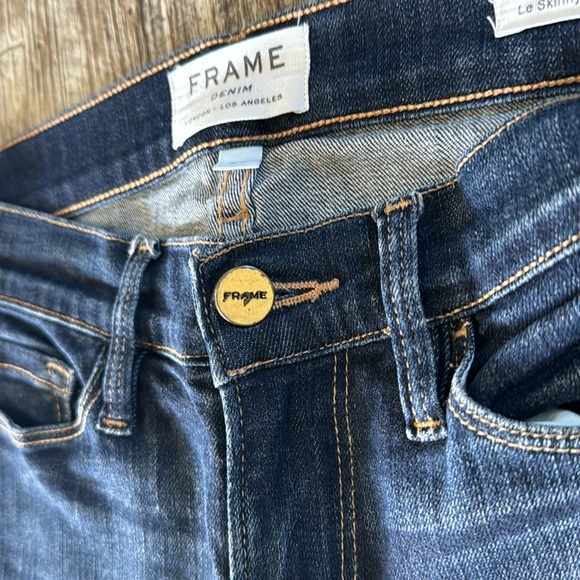 FRAME DENIM LONDON-LOS ANGELES LE SKINNY DE JEANNE, SIZE 24 - Picture 8 of 13